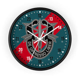 20th Special Forces Wall Clock Home Decor Printify Black White 10"
