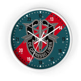 20th Special Forces Wall Clock Home Decor Printify White White 10"