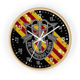 5th Group Special Forces Wall Clock Home Decor Printify Wooden White 10"