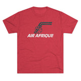 Air Afrique Triblend Athletic Shirt T-Shirt Printify Tri-Blend Vintage Red M 