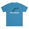 Air Afrique Triblend Athletic Shirt T-Shirt Printify Tri-Blend Vintage Turquoise M 