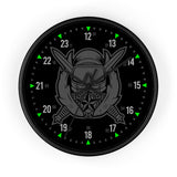 Special Forces Dive Supervisor Clock Home Decor Printify Black Black 10"