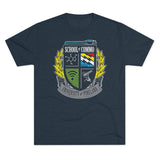 University of Pineland Commo - Full Color Edition - Triblend Athletic Shirt T-Shirt Printify Tri-Blend Vintage Navy L 