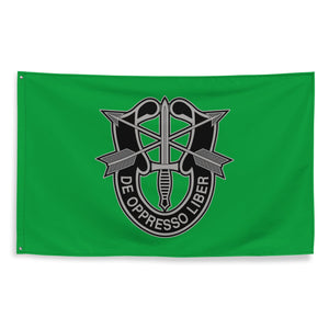 10th Special Forces Group Insignia Indoor Display Flag Wall Art American Marauder 
