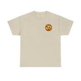 110th IO Battalion Ghost Shirt Front Back - Unisex Heavy Cotton Tee T-Shirt Printify Sand L 