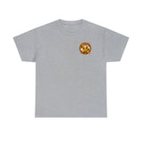 110th IO Battalion Ghost Shirt Front Back - Unisex Heavy Cotton Tee T-Shirt Printify Sport Grey S 