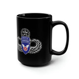 11th Airborne 'Arctic' Angels - 15oz Black Mug Mug Printify 