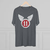 11th Airborne 'Arctic' Division Distressed Insignia Triblend Shirt T-Shirt Printify 