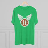 11th Airborne 'Arctic' Division Distressed Insignia Triblend Shirt T-Shirt Printify 