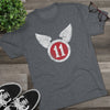 11th Airborne 'Arctic' Division Distressed Insignia Triblend Shirt T-Shirt Printify 