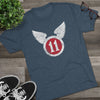 11th Airborne 'Arctic' Division Distressed Insignia Triblend Shirt T-Shirt Printify 