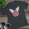 11th Airborne 'Arctic' Division Distressed Insignia Triblend Shirt T-Shirt Printify 