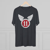 11th Airborne 'Arctic' Division Distressed Insignia Triblend Shirt T-Shirt Printify 