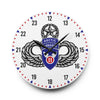11th Artic Airborne Jumpmaster Wings Acrylic Wall Clock Home Decor Printify 10.75'' × 10.75'' (Round) 