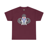 173rd Airborne Sky Soldiers - Unisex Heavy Cotton Tee T-Shirt Printify Maroon S 