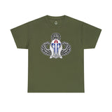 173rd Airborne Sky Soldiers - Unisex Heavy Cotton Tee T-Shirt Printify Military Green S 