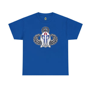 173rd Airborne Sky Soldiers - Unisex Heavy Cotton Tee T-Shirt Printify Royal S 