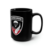 187th Airborne 'Rakkasans' 15oz Black Mug Mug Printify 