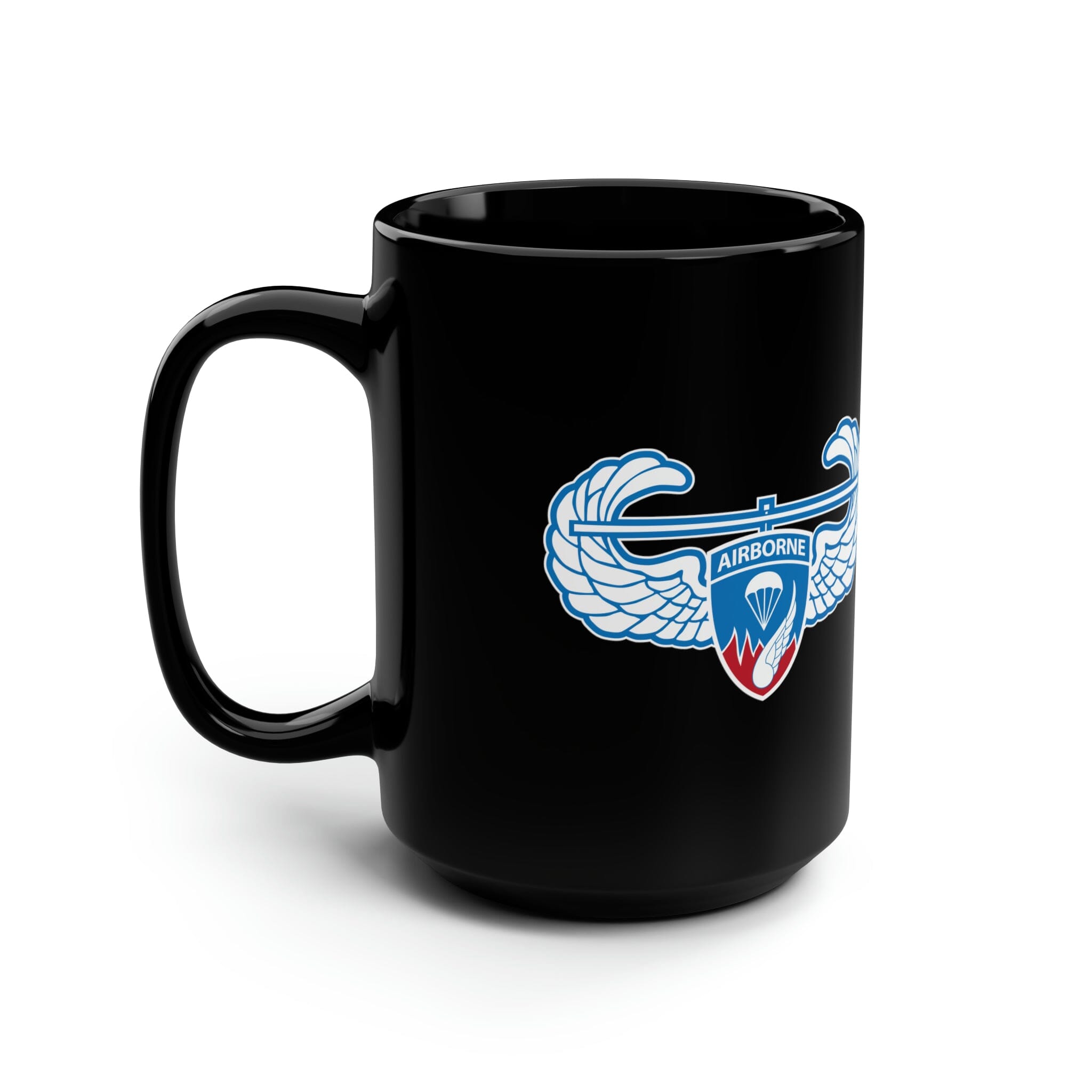 187th Airborne 'Rakkasans' Air Assault Insignia 15oz Black Mug