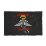 18th Airborne Corp LRS Insignia Double-Sided Flag - 36 x 60 Home Decor Printify 36'' × 60'' 