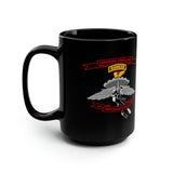 18th Airborne Corps 15oz Black Mug Mug Printify 