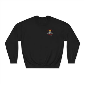 18th Airborne Corps LRS Unisex DryBlend® Crewneck Sweatshirt Sweatshirt Printify Black S 