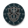 19th Special Forces Group Acrylic Wall Clock Home Decor Printify 10.75'' × 10.75'' (Round) 