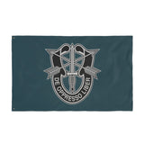 19th Special Forces Group Double-Sided Flag - 36 x 60 Home Decor Printify 36'' × 60'' 