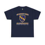 1st SFAB Insignia - Unisex Heavy Cotton Tee T-Shirt Printify Navy S 