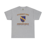 1st SFAB Insignia - Unisex Heavy Cotton Tee T-Shirt Printify Sport Grey S 