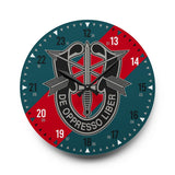 20th Special Forces Group Acrylic Wall Clock Home Decor Printify 10.75'' × 10.75'' (Round) 
