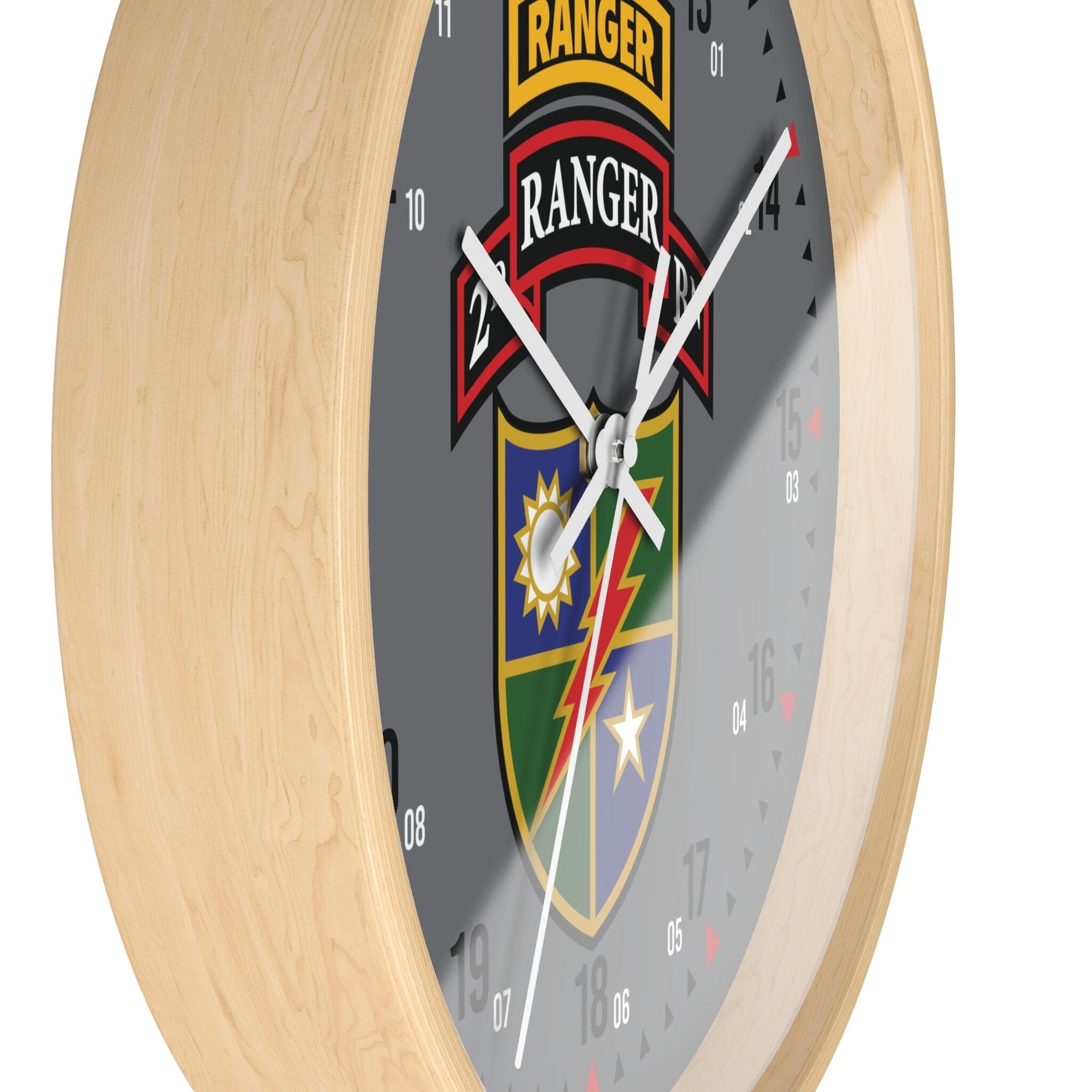 2nd Ranger Battalion Scroll and Shield Wall Clock – American Marauder