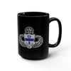 325th PIR Jump Wings Black Mug Mug Printify 15oz 