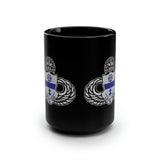 325th PIR Jump Wings Black Mug Mug Printify 