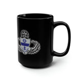 325th PIR Jump Wings Black Mug Mug Printify 