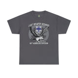 325th White Falcons - Unisex Heavy Cotton Tee T-Shirt Printify Charcoal S 