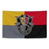 3rd Special Forces Group - GREY Edition - Insignia Indoor Display Flag Wall Art American Marauder 