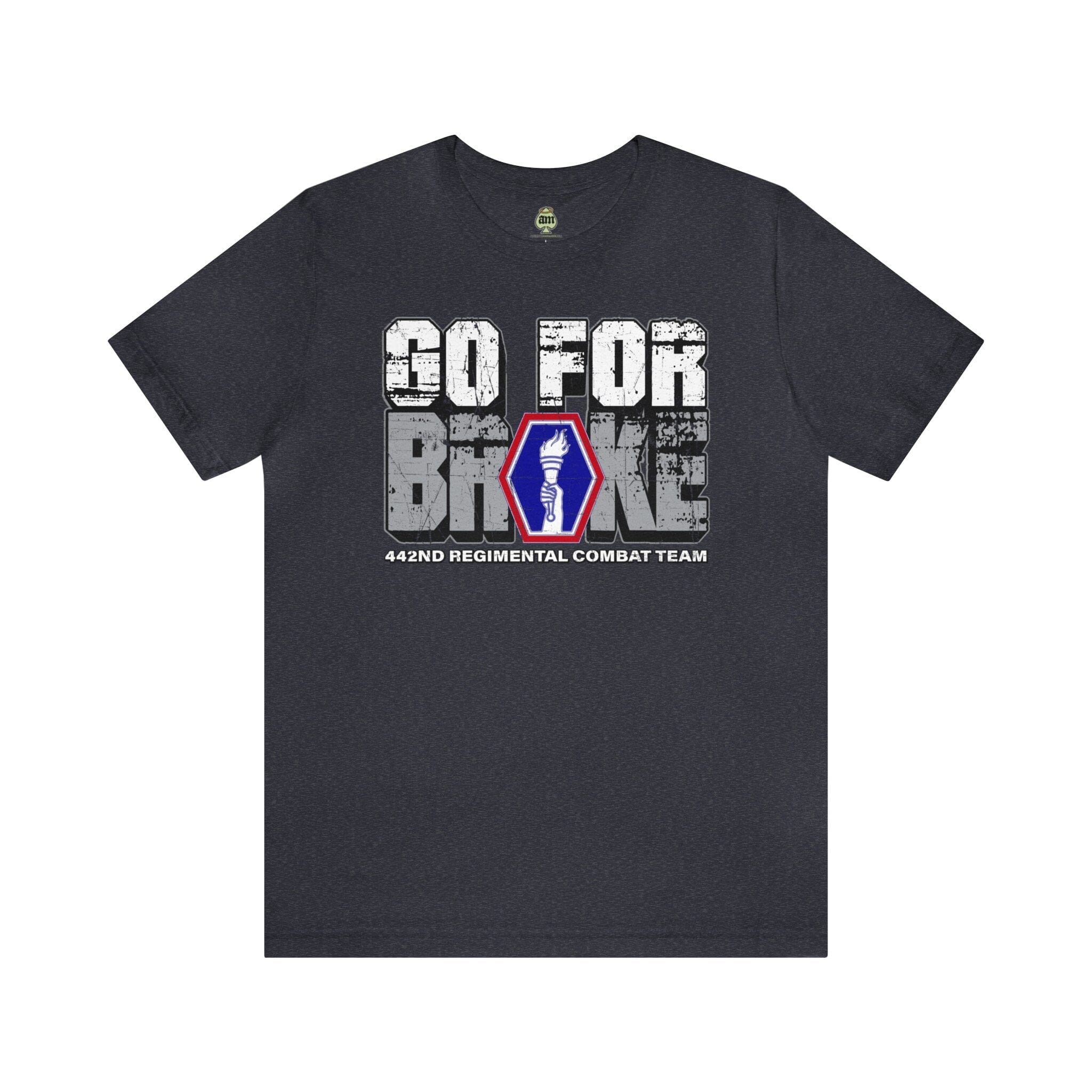 442nd Infantry Regiment American Flag Tshirt 442nd Infantry Regiment American Flag Tshirt