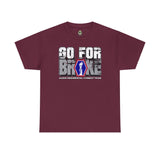 442nd Regimental Combat Team Go For Broke - Unisex Heavy Cotton Tee T-Shirt Printify Maroon S 