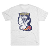 503rd PIR Custom - Triblend Athletic Shirt T-Shirt Printify S Tri-Blend Heather White 