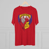504th Parachute Infantry Regiment Devils DISTRESSED Insignia - Triblend Athletic Shirt T-Shirt Printify 