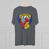 504th Parachute Infantry Regiment Devils DISTRESSED Insignia - Triblend Athletic Shirt T-Shirt Printify 