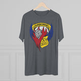 504th Parachute Infantry Regiment Devils DISTRESSED Insignia - Triblend Athletic Shirt T-Shirt Printify 