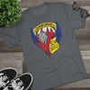 504th Parachute Infantry Regiment Devils DISTRESSED Insignia - Triblend Athletic Shirt T-Shirt Printify 