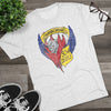 504th Parachute Infantry Regiment Devils DISTRESSED Insignia - Triblend Athletic Shirt T-Shirt Printify 