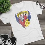 504th Parachute Infantry Regiment Devils DISTRESSED Insignia - Triblend Athletic Shirt T-Shirt Printify 