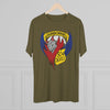 504th Parachute Infantry Regiment Devils DISTRESSED Insignia - Triblend Athletic Shirt T-Shirt Printify 