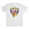 504th Parachute Infantry Regiment Devils DISTRESSED Insignia - Triblend Athletic Shirt T-Shirt Printify Tri-Blend Heather White S 