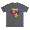 504th Parachute Infantry Regiment Devils DISTRESSED Insignia - Triblend Athletic Shirt T-Shirt Printify Tri-Blend Premium Heather S 