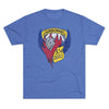 504th Parachute Infantry Regiment Devils DISTRESSED Insignia - Triblend Athletic Shirt T-Shirt Printify Tri-Blend Vintage Royal S 